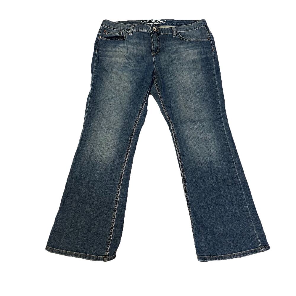 TOMMY HILFIGER BOOT CUT WOMENS JEANS sz18 S